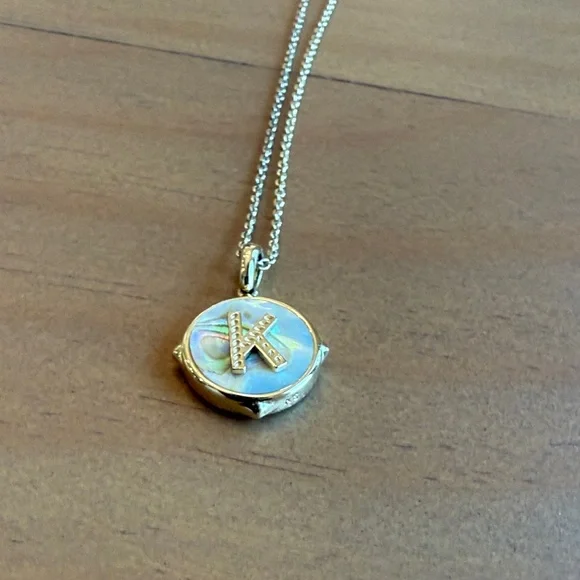 Kendra Scott “K” Pendant Necklace - Picture 7 of 14